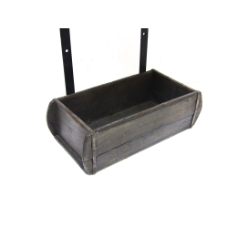 Półka skrzynka regał ze starego drewna podwójny wiszący